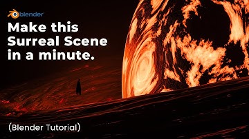 Surreal Scene in a Minute | Blender tutorial