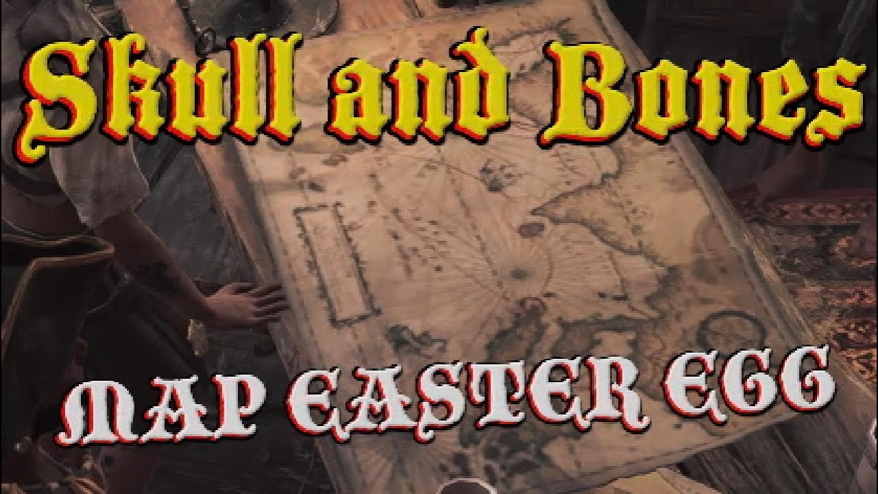 SKULL AND BONES : Full map Easter Egg - YouTube