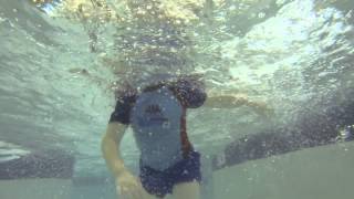 Underwater somersault