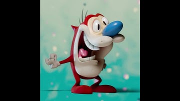 Stimpy 3D Render (back-and-forth)