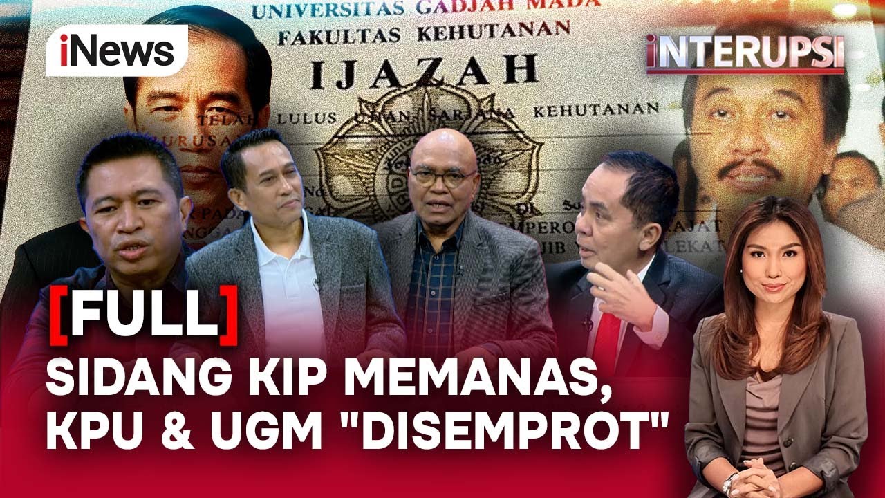 FULL Bonjowi Buka-Bukaan Kejanggalan Sidang Ijazah Jokowi di KIP, UGM 