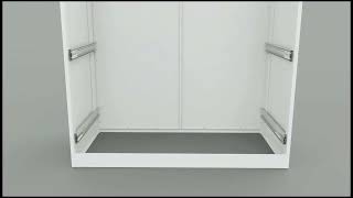 3 drawer lateral file cabinet assemble video