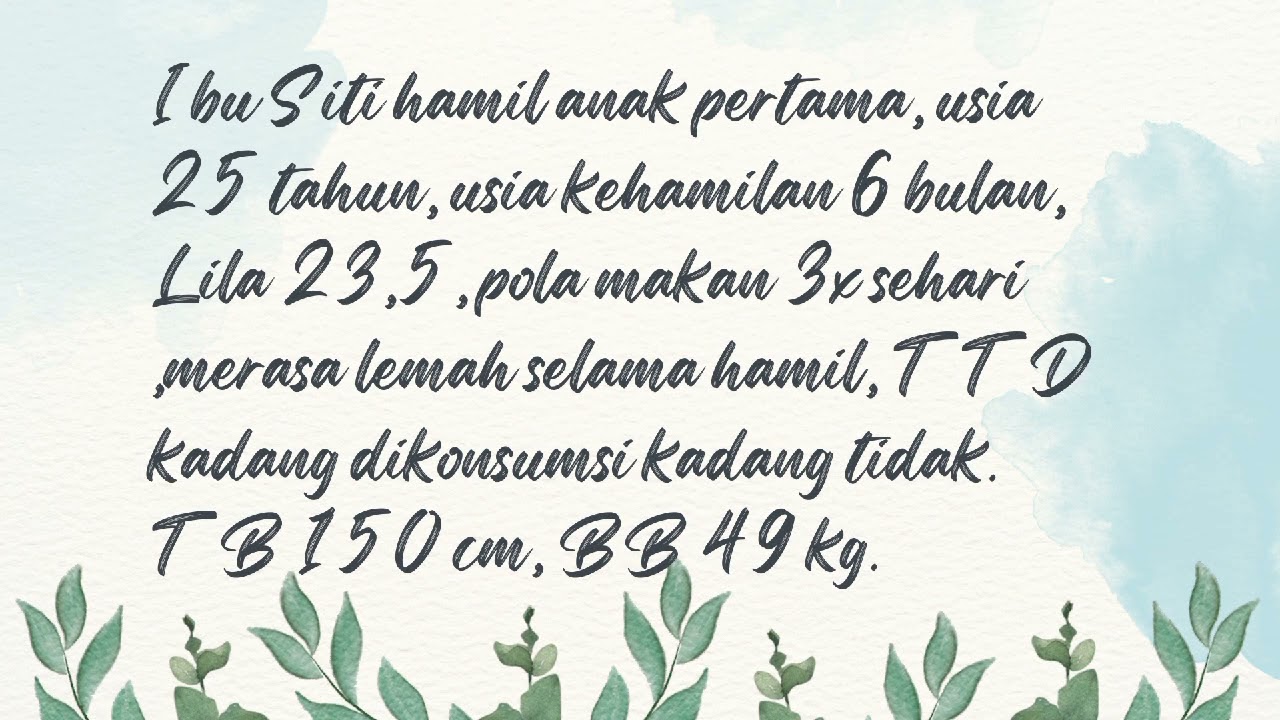 Konseling PMBA pada Ibu Hamil