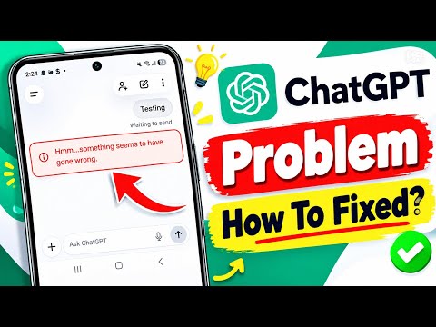 Fix Chatgpt Hmm...something seems to have gone wrong problem | Chatgpt Not Working Problem Today
