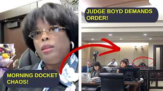 Judge Boyd DEMANDS Order as Morning Docket Erupts Into Courtroom Chaos!