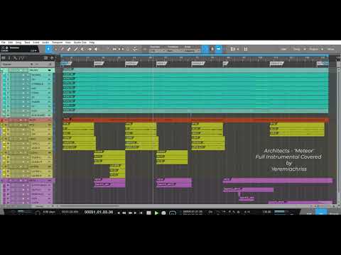 Architects - 'Meteor' (Full Instrumental Cover) + Mixing Template & Preset Packs