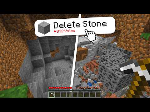 Minecraft, But Viewers Delete Blocks
