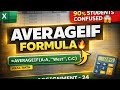 Excel AVERAGEIF Formula Explained 🔥 | Assignment 24 | Real Data Example | Hindi