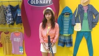 藤本美貴、囲み会見に登場！ OLD NAVY 発表会