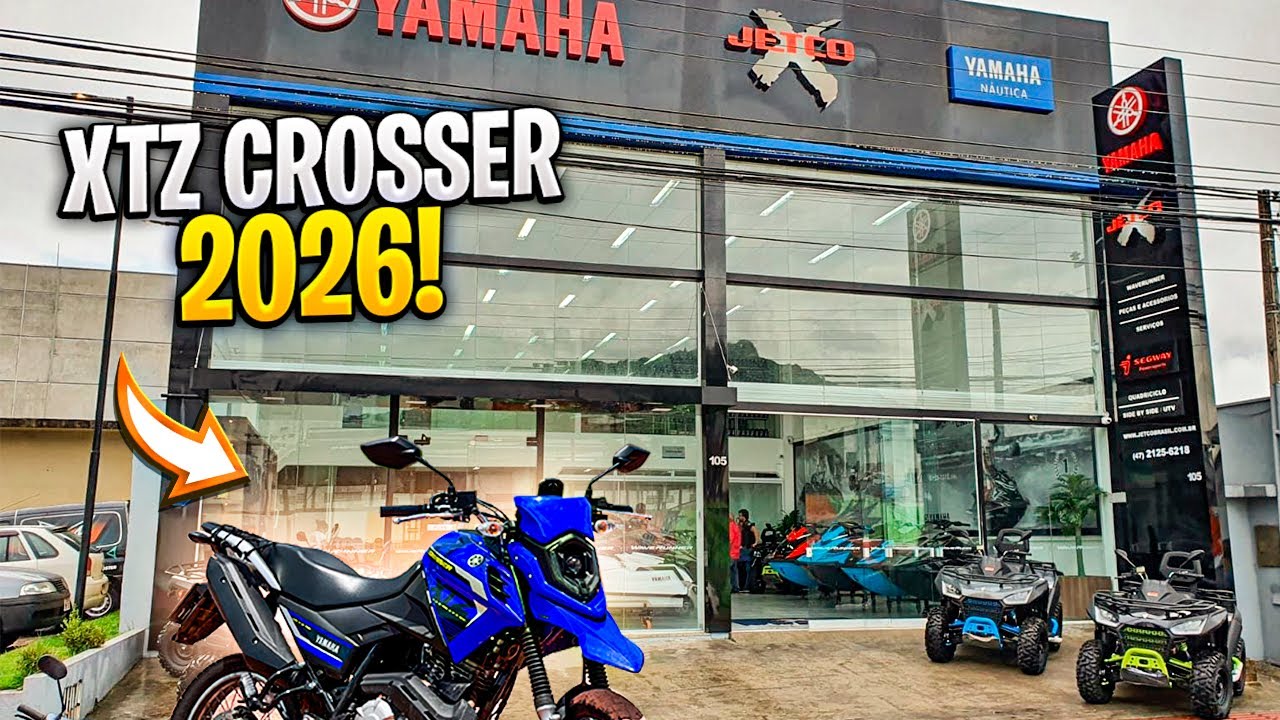 Crosser 2026 - Yamaha XTZ Crosser 150 ano 2026.