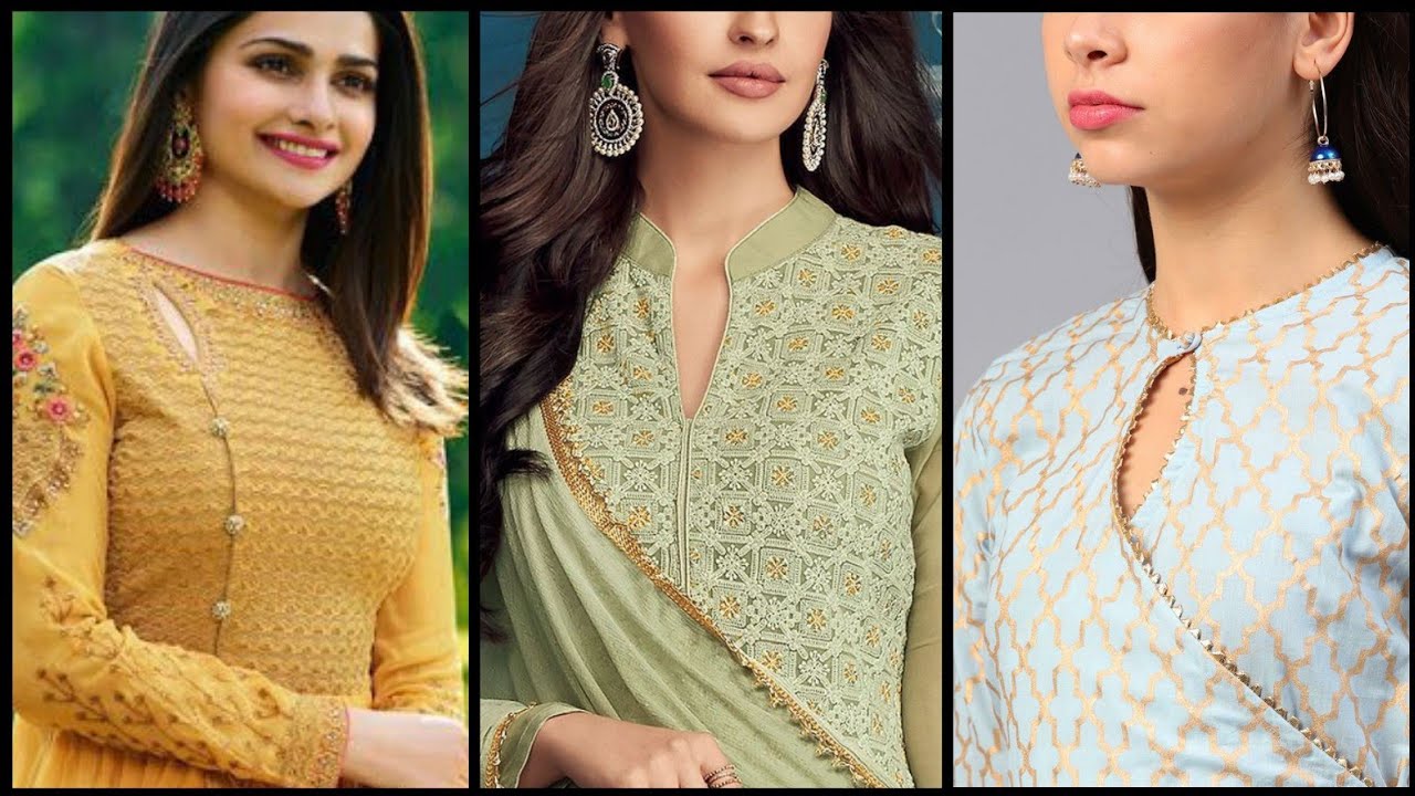 50+ Latest salwar kameez neck designs | Indian Pakistani suit neck ...