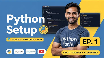 🔥 Install VS Code & Anaconda | Python Setup for LLM & Gen AI Projects (2025 Guide)