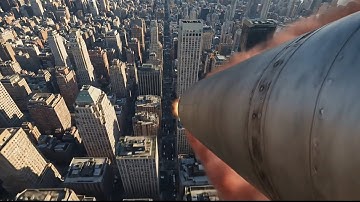 What If a Nuclear Bomb Hit New York? | Ultra-Realistic City Simulation”