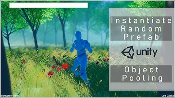Instantiate Random Prefab | Object Pooling | Instantiate Objects on Health Increase/Decrease | UNITY