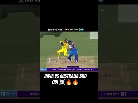 India vs Australia 3rd Odi Highlight #shorts #viral #viralvideo #viralshorts #indvsaus