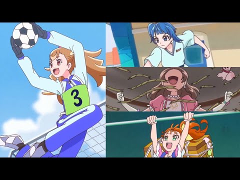 The Reiwa Precure's four latest main protagonists are all very athletic