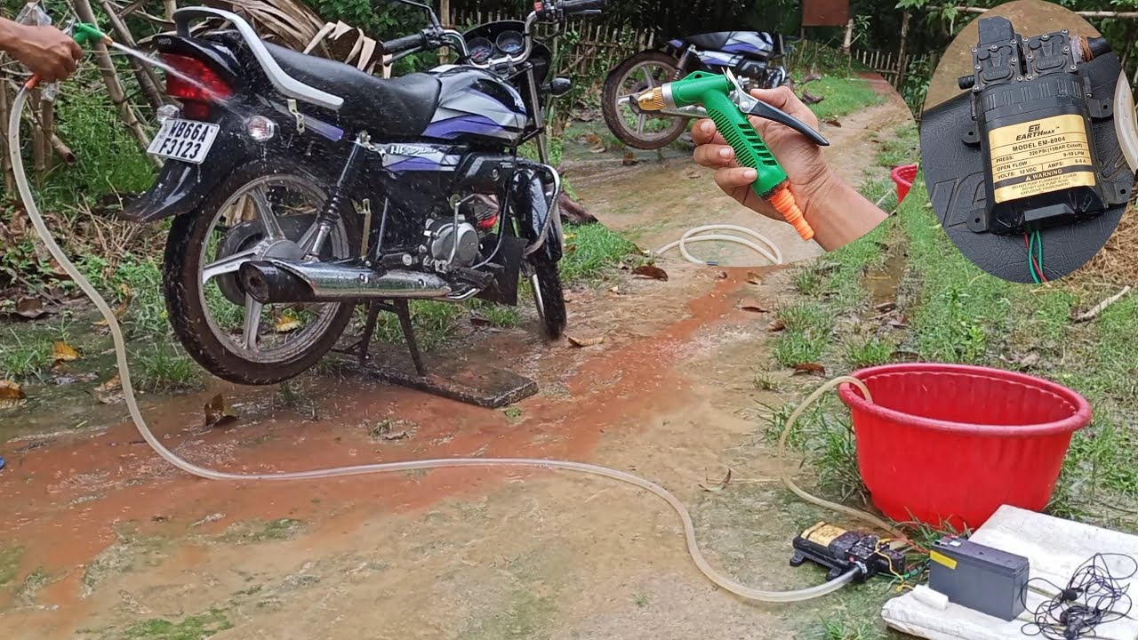 Car and bike washing water pump low price in India YouTube