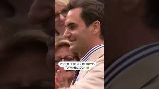 Standing Ovation For Roger Federer At Wimbledon 