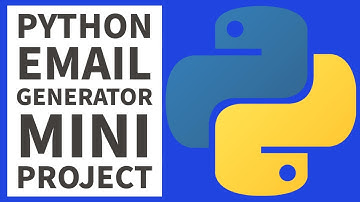 Python Email Generator - Beginners Project + Source Code 2023
