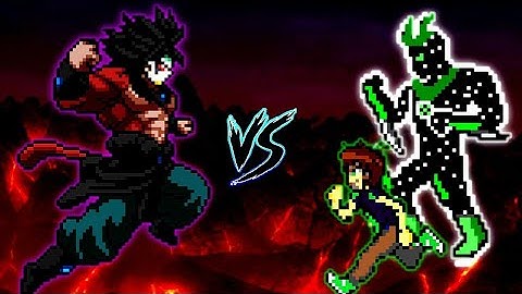 Dark Limit Break Broly SSJ4 V6 OP VS Ben 10 Omniverse V2 (all form) in Jump Force Mugen