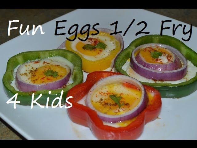 Capsicum Eggs Half Fry in 2 Minute recipes kids Love. Bell Pepper Egg video by Chawla