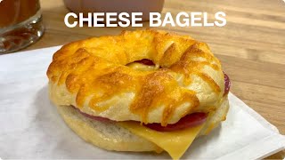 How to make CHEESE BAGELS!