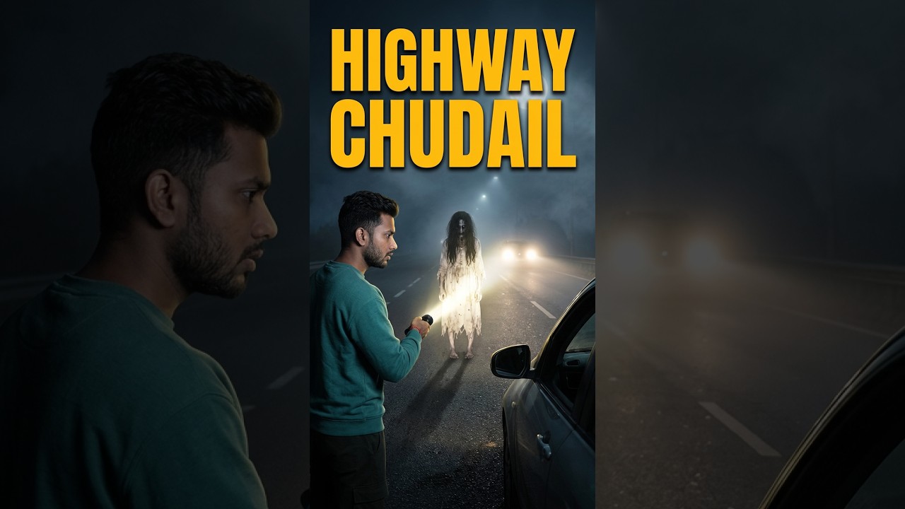 Highway Me chudail Horror Comedy movie Shorts video #shortvideo #comedy #Horrorchudail