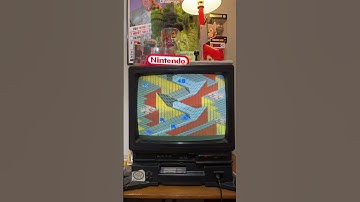 60 Seconds of Marble Madness by Milton Bradley for the Nintendo NES! #nintendo #marblemadness #nes