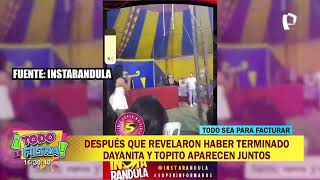 Dayanita y Topito aparecen nuevamente juntos en show de circo