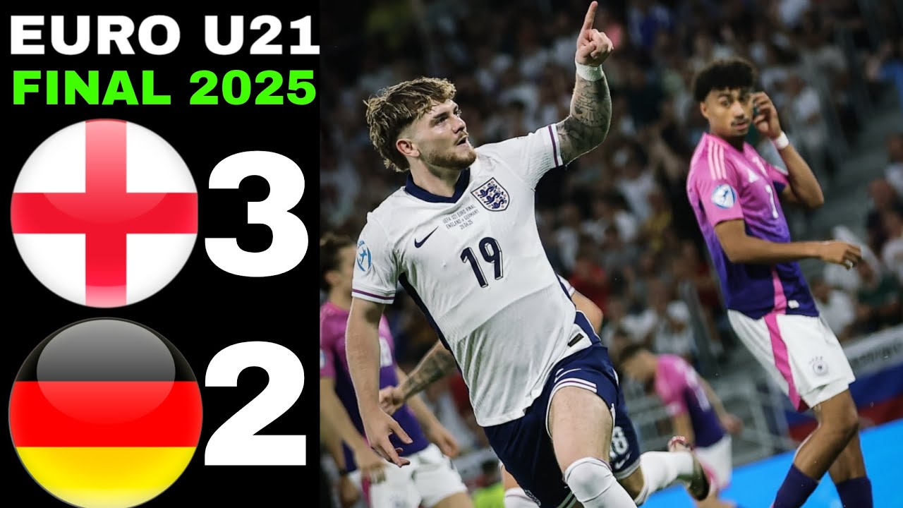 ⚪ ⚪ England vs Germany U21 (3‑2) | UEFA U21 Euro Final 2025