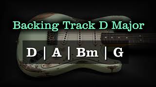 Rock Backing Track D Major | 100 BPM | Guitar Backing Track screenshot 4