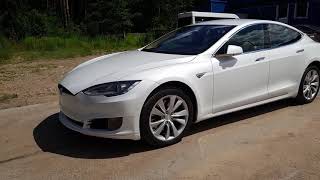 Ремонт и восстановление Tesla S85D на СТО ЕвроКузоов-TeslaService.Minsk