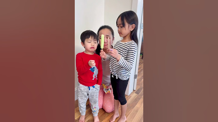 She gets a surprise for sharing ice cream with brother 👧🏻❤️👶🏻😱🍦