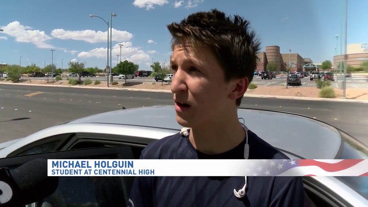 Centennial High student arrested for having loaded gun on campus - YouTube