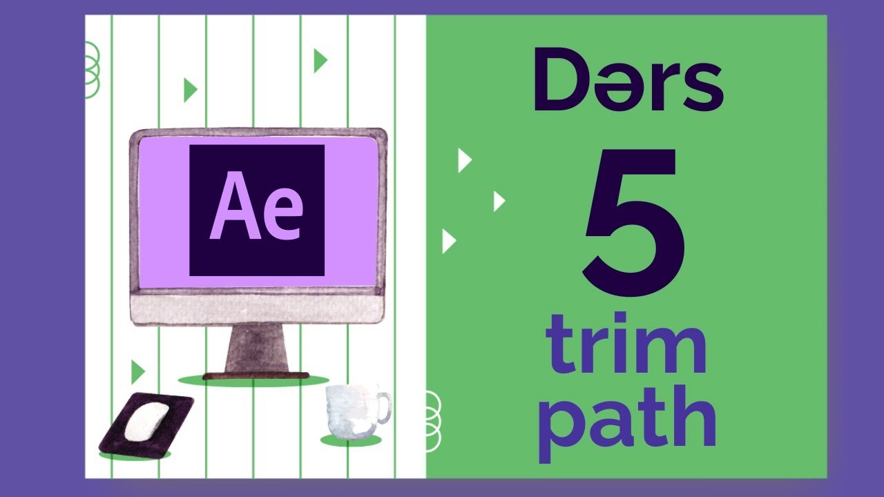 After effects dərsi/ 5 Shape trim path - YouTube