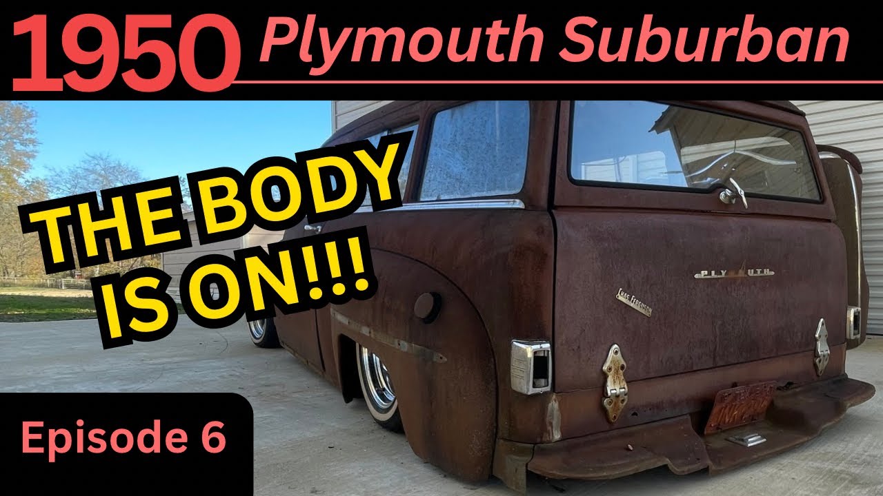 The body has made touch-down on the chassis!!!