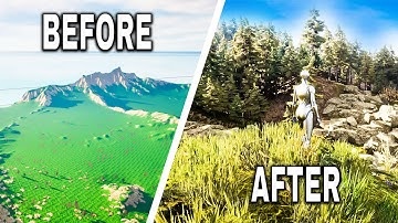 Making an OPEN WORLD in UNDER 12 Minutes - Devlog