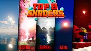 Los 8 MEJORES SHADERS para GAMA BAJA en MINECRAFT BEDROCK 🍪| Android, IOS | 26.21v 1.21 Optimizados👈