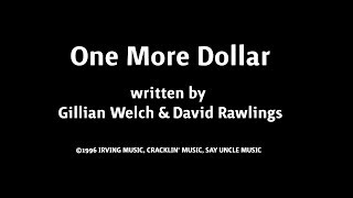 Jason Wilber - One More Dollar (Solo Acoustic)