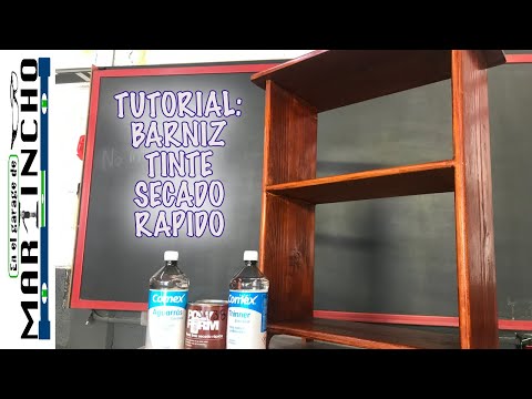 TUTORIAL : Como Aplicar BARNIZ TINTE SECADO RAPIDO de POLYFORM