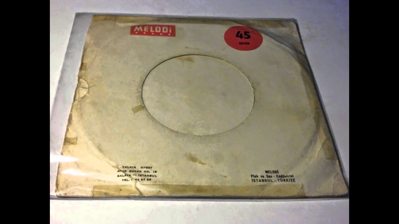 COCKI MAZZETTI TURKISH PRINT PLAK VINYL RECORD 7"