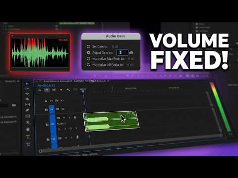 How to Change Volume in Premiere Pro