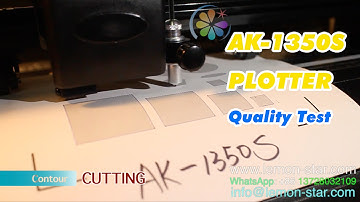 AK 1350S vinyl plotter contour cutting from usb flash drive u disk