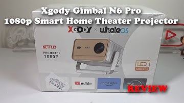 Xgody Gimbal N6 Pro 1080p Smart Home Theater Projector REVIEW