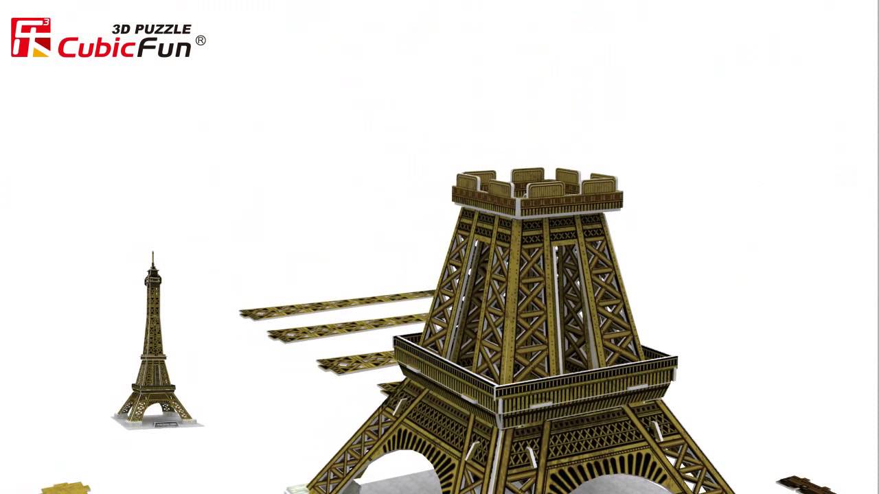 cubicfun eiffel tower