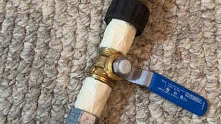 Home Depot ball valve