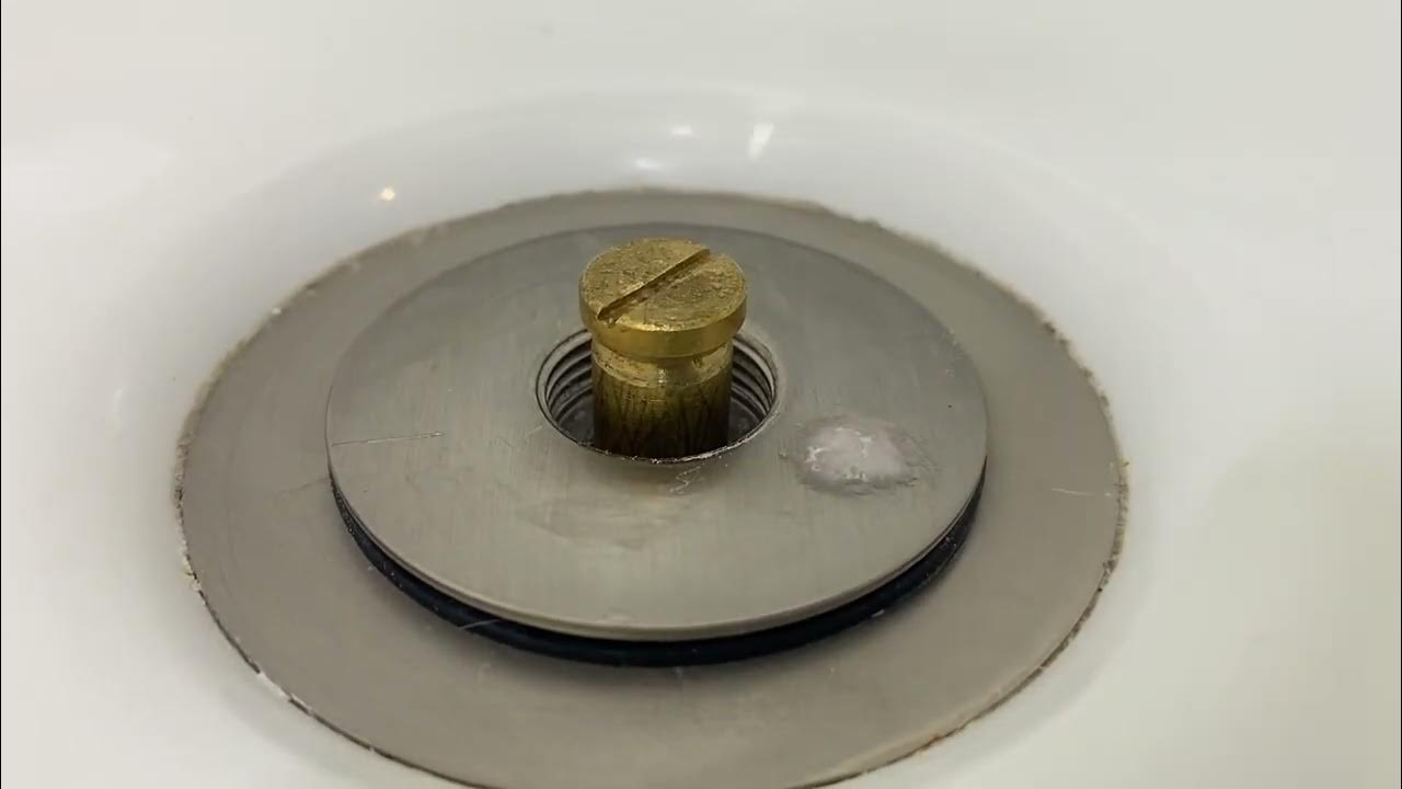 So Easy! How to Remove a WATCO Pop-up Drain Plug 