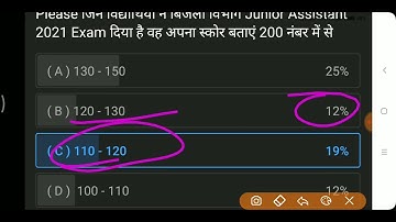 rvunl junior assistant result / jvvnl junior assistant cut off / rvunl result / jvvnl ldc result