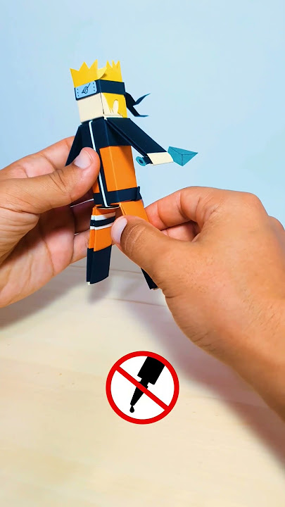 PAPER NARUTO #origami #naruto #papertoy #craft #actionorigami #papercraft