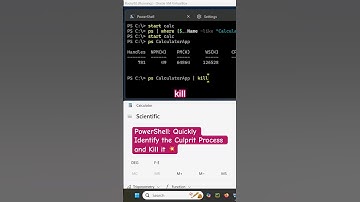 PowerShell: Identificeer snel het schuldige proces en schakel het uit 💥 #windows #powershell #shorts